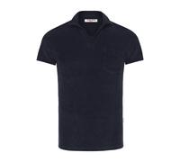Orlebar Brown - Polo in Spugna Blu Navy - -Tops -Uomo -Blu -2XL