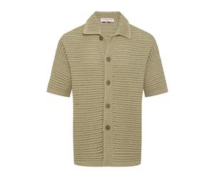Orlebar Brown - Thomas Knit Shirt - - Shirts - Uomo - Verde - M