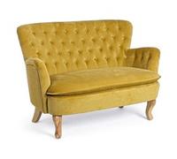 ORLINS Divano 2 posti lineare Senape