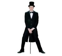 Orlob, Costume di Carnevale, abito frac da uomo, disponibile nelle misure dalla 48/50 fino alla 60