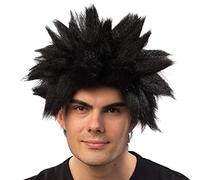 ORLOB Parrucca Guerriero Dragon Ball Nera Corta