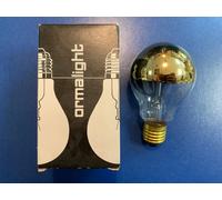 Ormalight Lampadina 100W Cupola Oro a Specchio E27 230V Lampada Dimmerabile [EEK: G]