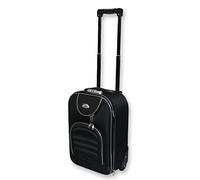 ORMI VALIGIA BAGAGLIO A MANO PICCOLO 50 CM TROLLEY EASY JET RYANAIR EASY JET ECONOMICO LOW COST (BLU)