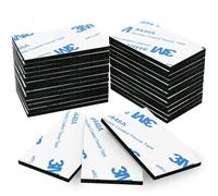 Ormith Nastro biadesivo resistente, resistente, 40 pezzi, impermeabile, per montaggio in ambienti esterni e domestici, rettangolare, 50 mm x 30 mm