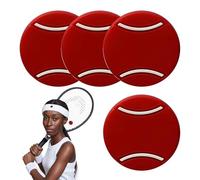 Ormore della Racchetta da Tennis, Ammortizzatore di Vibrazione della Racchetta da Tennis,4X Assorbente d'urto in Silicone Compatto per Racchette da | Ammortizzatore della Racchetta degli
