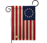 Ornament Collection HG192173 Betsy Ross Americana Impressions - Casetta decorativa verticale 71,1 x 101,6 cm giardino 33 cm 47 cm doppia bandiera, Multi-Color, Garden Flag 13"x 18.5"