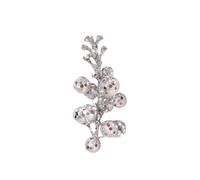 Ornamenti 12 oro rosso e argento glitter simulazione mazzo di frutta albero di frutta ghirlanda accessori fai da te decorazione argento albero fiore per Natale Durability