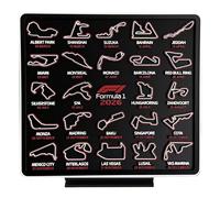 Ornamenti 3D for scrivania da gara F1 2026, merchandising da corsa, calendario eventi, sedi internazionali, layout di piste, regali for fan di Formula 1, caverna dell'uomo, garage, ufficio