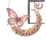 Ornamenti a farfalla | Piccola decorazione per la casa in acrilico 2D, decorazione da parete per interni ed esterni, cortile, giardino, patio, albero, finestra, soggiorno camera da