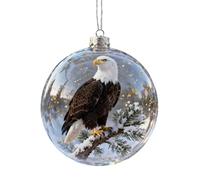 Ornamenti a forma di per albero di Natale, decorazione con ciondolo trasparente per feste | decorazioni natalizie per l'albero di Natale | per la decorazione della rampa, della parete, della