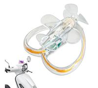 Ornamenti adesivi ' 'aereo ' della luce del casco | Moto Manubrio Specchio Accessori per Donne Uomini Outdoor Viaggi Sci Bicicletta Pendolarismo Costume