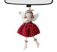 Ornamenti 'albero Di Natale - Pendenti Sospesi Angelo Peluche | Keepsakes Decorative Holidays - Tema Della Finestra Stagionale, Accento Per La Fattoria Accento Setup Support Tree Lanyard Di