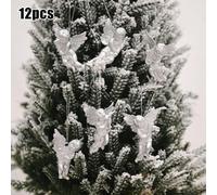 Ornamenti Angelo 7cm per e Ghirlanda Ornamenti Angelo 7cm per(silver) | 12 misti oro e argento, design angelo classico, per ideale per alberi di Natale e ghirlande festive