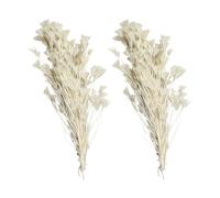 Ornamenti artificiali piumaggio, beige | 2 ciuffi di piumaggio con design a filo regolabile per la decorazione della casa e accessori alla moda, per fare regali