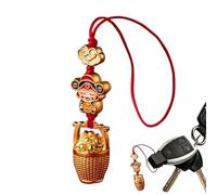Ornamenti Attirando La - Ciondolo Fortune Cai Shen Pendentivo, Mano Charm - Ciondolo portafortuna | Attraente L'argento, portafortuna fascino del telefono Talismano Fortune, Se référer au