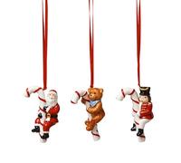 Ornamenti Babbo Orsetto e Rocking Horse in porcellana