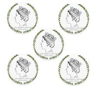Ornamenti commemorativi per albero di Natale della regina Elisabetta II - Set di 5 decorazioni da appendere in acrilico per Sua Maestà 1926-2022, di Natale, souvenir