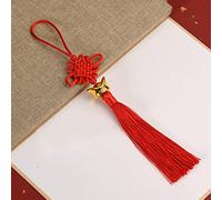 Ornamenti con nappe Year Decor for Home Pendant Hanging Ornaments Spring Festival Red Tassel Gift(15)