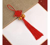 Ornamenti con nappe Year Decor for Home Pendant Hanging Ornaments Spring Festival Red Tassel Gift(19)
