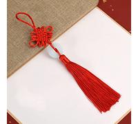 Ornamenti con nappe Year Decor for Home Pendant Hanging Ornaments Spring Festival Red Tassel Gift(2)