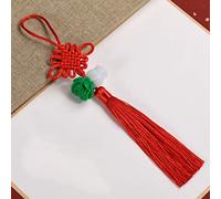 Ornamenti con nappe Year Decor for Home Pendant Hanging Ornaments Spring Festival Red Tassel Gift(4)