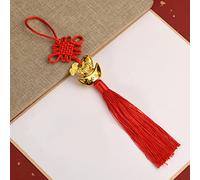 Ornamenti con nappe Year Decor for Home Pendant Hanging Ornaments Spring Festival Red Tassel Gift(9)