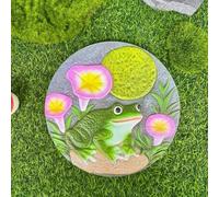 Ornamenti Creativi A Forma Di Lastre Per La Decorazione Di Cortili, Lastre Paesaggistiche Per Giardini E Camminamenti Su Prato, Pietre Decorative Per Giardini E Pavimentazione Per(Multi-colored-E)