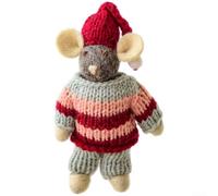 Ornamenti da appendere in feltro di lana con temi natalizi, fatti a mano per la decorazione dell'albero e l'atmosfera delle vacanze, con più adorabili personaggi (criceto maglione)