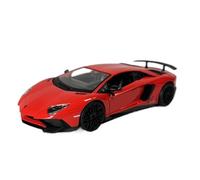 Ornamenti Da Collezione Statici In Lega Rossa Per Lamborghini Evantado SV In Scala 1:24 Giocattoli Metal Vehicles non RC