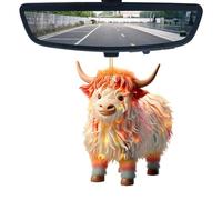 Ornamenti della mucca del fumetto di Natale, Appesi della mucca dell'automobile, Ornamento di Natale della mucca, Ornamento dell'automobile della mucca, Appendini della mucca dell'automobile per gli