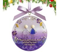 Ornamenti dell'amicizia per le donne | Accessorio per feste con ciondolo 2D in acrilico, ciondolo in acrilico per feste - per interni ed esterni, riunioni familiari camera