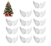 Ornamenti delle Ali di Angelo - Decorazione piumata, Piccoli Pezzi di Artigianato | Ciondolo Regalo con Piume per corone Natalizie, progetti di Scrapbooking e Idee per la Decorazione degli ALB