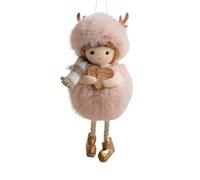 Ornamenti di Albero Angelo Morbido Peluche Con Luce Integrata | Piccoli Decorativi Per La Decorazione Della Parete E Casa, Feste Di Natale, Interni, Esterni,