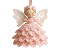 Ornamenti di angeli - Crochet di angelo fatto a mano, decorazione di giocattoli per il filo di gioiello degli amanti 'artigianato | Angels Kit all'uncinetto per uomini donne bambina ragazza princi