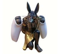 Ornamenti di anubi creativi, scultura da scrivania per cani, statua della scrivania, uso compatto ed elegante, versatile, display elegante, fatto a mano, 12.5x8x17cm, ideale per l'uso domestico