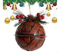 Ornamenti di campane 'albero di Natale, ciondolo di campane decorative da giardino, 3,15 pollici, oggetti di atmosfera per le vacanze, decorazioni sospese festose per feste esterne e riunioni