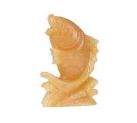 Ornamenti di Carpa con Topazio, Pesci ricchi di Fortuna, Pesci Feng Shui Che attirano ricchezza, Carpa di Giada, Posizione di ricchezza, Ornamenti d'ingresso (50 cm)