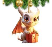 Ornamenti Di Drago Di Natale - Decorazione Di Natale Del Drago Acrilico | Christmas Dragon Character Ornamenti per Feste Di Vacanze A Casa Matrimoni Di Natale
