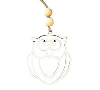 Ornamenti di elefante in legno, ornamento di elefante dell'amicizia | Decorazioni per l'albero di Natale in legno,Ornamento infrangibile di gufo e tartaruga per celebrare fratellanza e amicizia