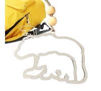 Ornamenti di elefante per fratellanza, fratellanza e amicizia, ornamento di elefante, decorazioni natalizie divertenti in legno, ornamenti di sorority di gufo e tartaruga