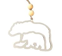 Ornamenti di elefante per fratellanza, fratellanza e amicizia Ornamento di elefante | Divertenti ornamenti natalizi in legno | Ornamento infrangibile di gufo e tartaruga per celebrare la fratellanza e