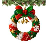 Ornamenti di Natale all'uncinetto | Ornamento di Albero all'Uncinetto - Ornamento Mano da Appendere per Festa Casa Specchio