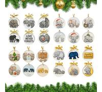Ornamenti di Natale, calendario 'Avvento, simbolo della felicità 2D, cimelio, decorazione elefante, conto alla rovescia, calendario - albero, finestra, parete, feste, bambini