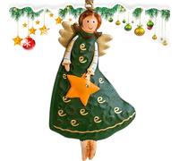 Ornamenti di Natale d'angelo, Ornamenti d'angelo retrò | Arte di Ferro d'Angelo Vintage | Ciondolo dell'albero di Natale d'epoca, decorazioni sospese per la Casa Artigianale per le Vacanze