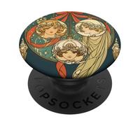 Ornamenti Di Natale Fede Speranza E Carità Vettore PopSockets PopGrip Adesivo