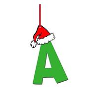 Ornamenti di Natale per albero di Natale Lettere acriliche Ornamenti di lettera di Natale Decorazioni acriliche Appeso Ornamenti per albero di Natale per