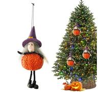 Ornamenti di per albero - zucche di Halloween d'oro | Disprezzo della casa infestata per la camera da letto del giardino del giardino | Witch Ghost Black Cat Boll Boll Cipollate feste in vacanza