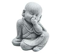 Ornamenti dinamici a forma di monaco buddha, per coinvolgere gli spazi del giardino, non parlare e non sentire il male (F)