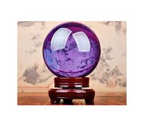 Ornamenti Feng Shui Sfera di Cristallo/Palla per Fotografia Sfera di Cristallo Multicolore Sfera di Vetro con Staffa di Base Sfera Trasferimento di Buon auspicio Sfera di chiromanzia per la