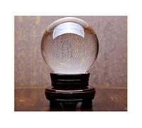 Ornamenti Feng Shui Sfera di Cristallo/Palla per Fotografia Sfera di Cristallo Multicolore Sfera di Vetro con Staffa di Base Sfera Trasferimento di Buon auspicio Sfera di chiromanzia per la